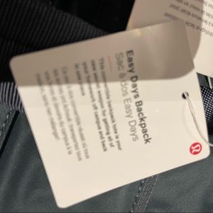Lululemon NWT Easy Days Backpack Teal One Size